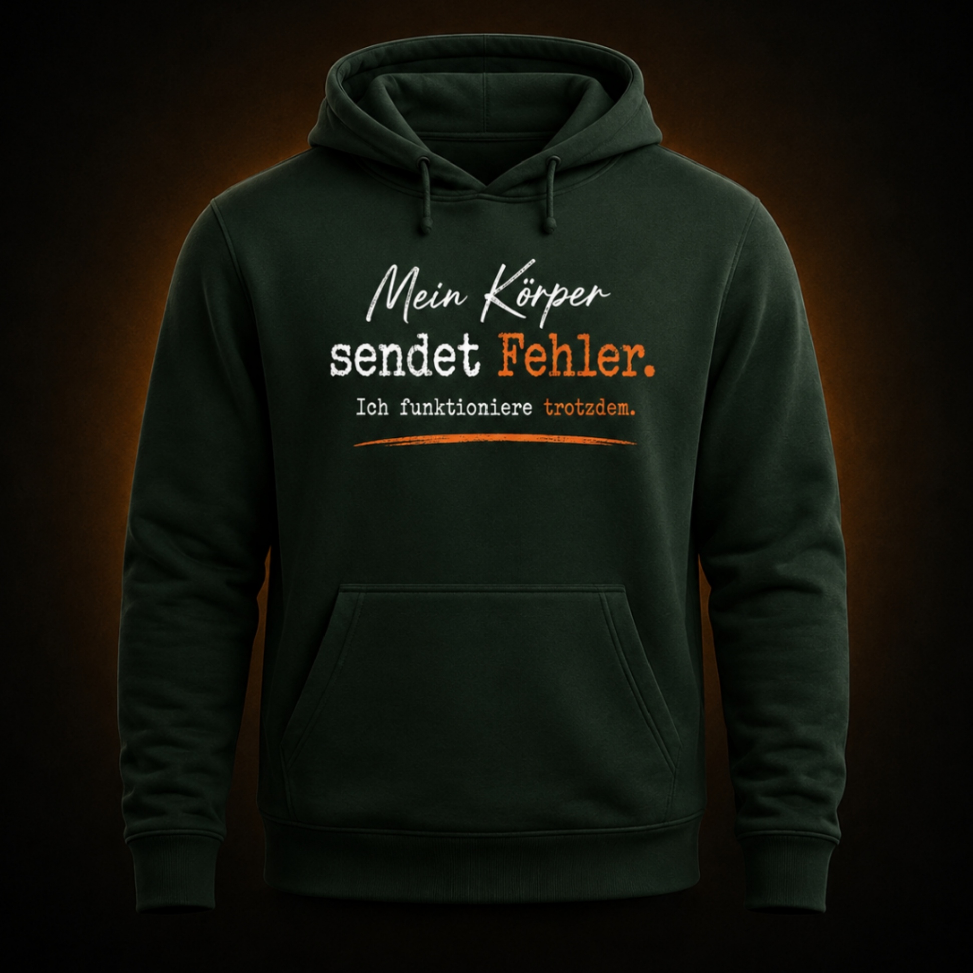 Mein Körper sendet Fehler Hoodie
