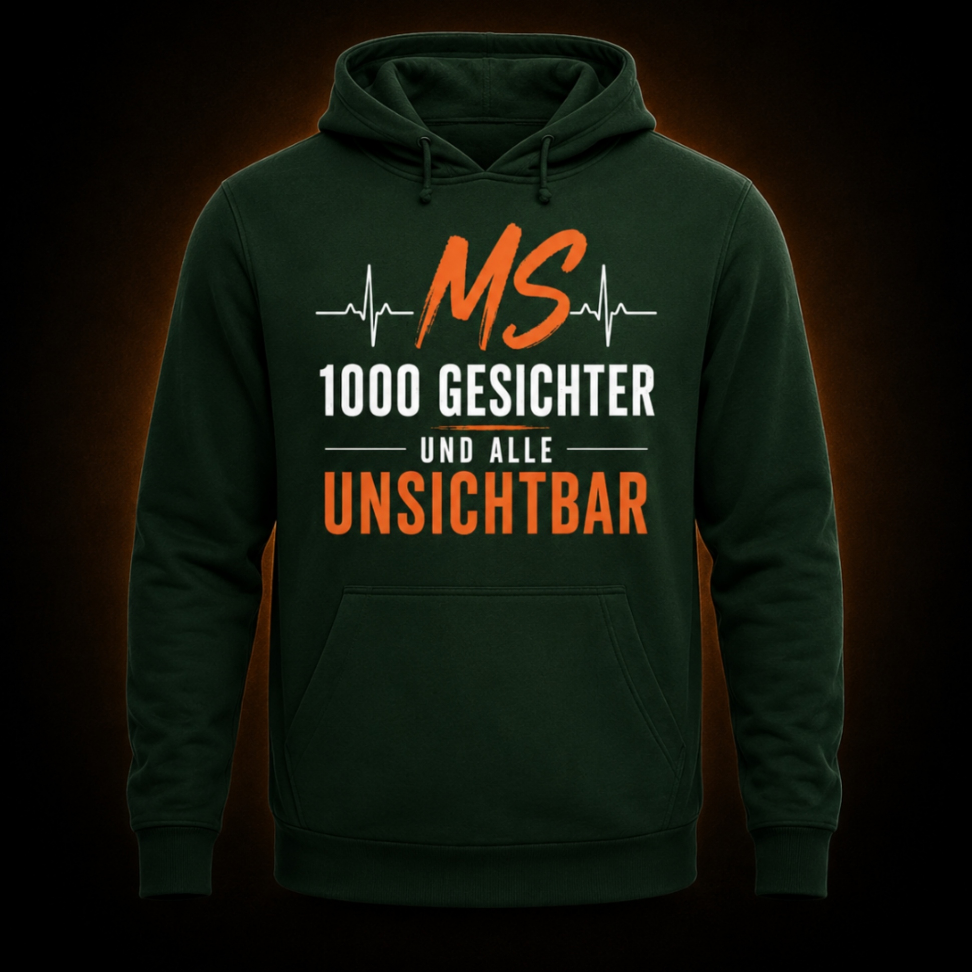 MS Hoodie 1000 Gesichter und alle unsichtbar